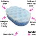 Angel Exfoliating Soap Sponge - 250g - Moisturising Shea Butter - Perfume Scent - Vegan Friendly - Puddle of Wax - Made in The UK - Buy Online on GoSupps.com