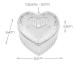 JND Professional Acrylic Liquid Monomer Dappen Dish & Lid - Glass Crystal Nail Art Powder Cup (Filigree Heart) - International Shipping Available - Buy Online on GoSupps.com