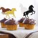 Glitter Horse Cupcake Toppers Derby Cupcake Toppers Western Cupcake Toppers Cowgirl Party Decor Cowboy Party Decor Horse Themed Party Decor 24 Pcs - Buy Online on GoSupps.com