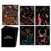 SAYU Premium Scratch Art Coloring (8pcs) - Scratch Paper DIY for Adult & Kids, Craft Hobby Kits, Scratch Off Gift Set Immersion Engraving Scratch Art Kit (5_Animal Friends)