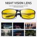 Bircen Night Vision Glasses for Driving | HD Anti Glare Al-Mg Frame | Men and Women | B-Black Frame Night Vision Lens - Buy Online on GoSupps.com