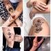 Yazhiji 32 Pieces Totem Flower Rose Temporary Tattoo Stickers for Men, Women, Boys, and Girls - Sexy Body Art, Big Arm Tower, Sunflower Design - Buy Online on GoSupps.com