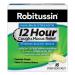 Robitussin Tablet 12 Hour Cough and Mucus Relief Extended Release Controls Cough Thins and Loosens Alcohol Free, 16 Count 16 Count (Pack of 1)