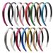 SBYURE 15 Pieces Sparkly Headbands with Teeth  Colorful Plastic Headbands  Colors Glitter Headbands for Women
