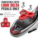 PRO BIKE TOOL Look Delta Bike Cleats - 9 Degree Float - Compatible with Clipless Cycling Shoes for Men & Women - Ideal for Indoor & Outdoor Cycling, Peloton, Spinning & Road Bikes - Buy Online on GoSupps.com