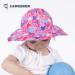 LANGZHEN Baby Girls Sun Protection Hat with Chin Strap, Adjustable Toddler Kids Wide Brim Play Hat, Love Design, 1-2 Years - Buy Online on GoSupps.com