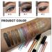 Sparkly Glitter Eyeshadow Palette - 40 Colors, Highly Pigmented Metallic Shimmer, Long Lasting Waterproof - Pink, Blue, Green, Red, Gold, Purple - 12PC Set - Buy Online on GoSupps.com