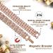 Shop Jeroot Titanium Steel Magnetic Bracelets for Women | Ultra-Strong 3500 Gauss Rose Gold Jewelry - Buy Online on GoSupps.com