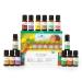 Plant Therapy Top 14 Organic Essential Oil Singles Set 100% Pure Essential Oils Undiluted Natural Aromatherapy for Diffusion and Body Care 10 mL (1/3 oz) Each