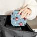 Anna Cowper Hot Air Balloon Print Sanitary Napkin Storage Bag - Multi-colored Feminine Menstrual Cup Pouch for Periods - Portable and Stylish Women's Tampon Holder - Buy Online on GoSupps.com