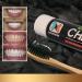Natural Activated Charcoal Teeth Whitening Powder + FREE Bamboo Toothbrush | 60g / 2.11oz - Buy Online on GoSupps.com
