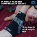 Zensah Plantar Fasciitis Sleeve - Compression Sock for Heel Pain Relief Arch Support & Swelling Reduction - Single Beige Sleeve - Buy Online on GoSupps.com