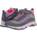 Merrell Kids Moab Speed Mid Waterproof Hiking Boot - Big Kid (8-12 Years) - Size 5 - Grey/Pink/Purple - Buy Online on GoSupps.com