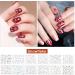 24 Sheets Christmas Nail Art Stickers Ultralight 3D Self-Adhesive Snowflake Santa Clause Gel Nail Decals with Tweezers for Christmas Parties. Silver - Buy Online on GoSupps.com