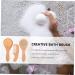 Minkissy Body Scrub Set - Exfoliator Shampoo Goat Bristle for Newborns to Adults | Shower Brush, Scalp Comb, Loofah, and Wooden Baby Hair Cap - Buy Online on GoSupps.com