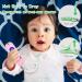 BPA Free Baby Teething Toys 2 Pack - Soothing Hand & Remote Control Teethers for Babies 0-12 Months | Soft Infant Chew Toys in Pink Duck & Remote Design - Buy Online on GoSupps.com