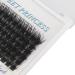 Bodermincer 3D Effect 14MM Eyelash Extensions - 72 Cluster Bundles, Natural Style | Glue Bonded Individual Lash - Buy Online on GoSupps.com