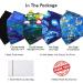 Van Gogh & Claude Monet Design 5PK Cotton Face Masks with Filter Pocket and Nose Wire - Small/Medium Size - Buy Online on GoSupps.com