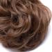 Silk-co Curly Hair Bun Scrunchie in Light Brown - 35g Synthetic Hair Extension - Buy Online on GoSupps.com