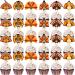 Happy Friendsgiving Cupcake Toppers Happy Thanksgiving Cupcake Toppers for Thanksgiving Party Supplies - Buy Online on GoSupps.com