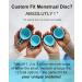 MOONTHLIES Reusable Menstrual Disc | Period Disc with Removal Loop Stem - Blue - Pack of 2 - Buy Online on GoSupps.com