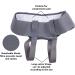 Wonder Care Grey Inguinal Hernia Support Truss Brace - Adjustable with Compression Pads for Single/Double Inguinal or Sports Hernia - Medium Size - Pack of 1 - Buy Online on GoSupps.com
