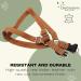 Dogissimi Handmade Leather Dog Harness for Small & Medium Dogs - Adjustable Ergonomic Italian Craftsmanship (Size L Chest 52-69 cm) - Buy Online on GoSupps.com