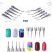 Beaute Galleria 50-Piece Nail Art Tool Kit with Pouch - Dotting Tool, Detailing Brushes, Striping Tapes - Professional Nail Art Bundle - Buy Online on GoSupps.com
