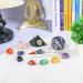 13pcs Crystal Set for Beginners - Crystal Ball, Worry Stones, Raw Crystals - Gemstone Pendulum & Healing Kit for Witchcraft, Meditation - Buy Online on GoSupps.com