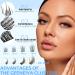 Geeneiya Wispy Lashes Clusters Kit - Natural Eyelash Extensions 10-16mm | C Curl | Waterproof Bond & Seal | Remover Tweezers & Brush Included - Buy Online on GoSupps.com