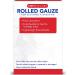 10 Pack: All Health Rolled Gauze Pads 3 X 2.5 Yds - White, for Wound Cleaning & Covering - Buy Online on GoSupps.com