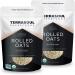 Terrasoul Superfoods Organic Rolled Oats, 5 lbs - Gluten-Free | Old-Fashioned | Whole Grain rolled oats 2.5 Pound (Pack of 2)