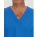 Landau Essentials Men's 5-Pocket V-Neck Scrub Top | 7489 Navy | Large Tall - Relaxed Fit - Buy Online on GoSupps.com
