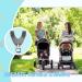 Adjustable Baby Bottle Holder - 2 Pcs Car Seat Feeding Sling with Loop and Hook Tape (Grey/Green Cute Style) - Buy Online on GoSupps.com