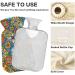 Mexican Talavera Tile Heat Bottle - 1L Hot Water Bottle for Pain Relief & Water Heating Pillows - Buy Online on GoSupps.com