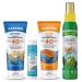 Badger Sun & Bug Bundle - SPF 40 Sport Mineral Sunscreen SPF 40 Kids Sunscreen SPF 35 Face Sunscreen Stick and Bug Spray Reef-Friendly Sunscreen with Zinc Oxide and DEET-Free Insect Repellent