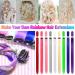 12 PCS Blonde Clip in Hair Extensions for Kids - 22 inch Straight Synthetic Highlights for Girls - Buy Online on GoSupps.com