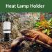 Reptile Ceramic Heat Lamp Holder Pet Heater Bracket for Heat Lamp Bulb(Lamp Bulb Not Included) White - Buy Online on GoSupps.com