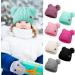 Baby Girls Double Pom Pom Bobble Hat - Toddler Winter Beanie for Kids 1-6Y Blue - Buy Online on GoSupps.com