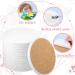 4 Inch Round White Unglazed Ceramic Coasters with Cork Backing - 48 Pieces for Crafts, DIY Projects, Painting, Mosaics - Buy Online on GoSupps.com
