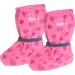 Playshoes Kid's Waterproof Footies with Fleece Lining - Small Pink Hearts - Buy Online on GoSupps.com