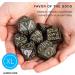 Wiz Dice Titan: Polyhedral Large Dice Set for RPG Games - Includes Wooden Dice Box - DND Jumbo Dice Set - Perfect for Dungeons and Dragons Adventure by Dungeon Master Nyx - Buy Online on GoSupps.com