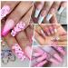 Ejiubas Acrylic Nails Kit - Complete Nail Extension Set with Powder, Monomer, Glitter, Tips, and Brush - Manicure DIY Supplies - Buy Online on GoSupps.com