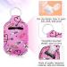 Caffox Hand Sanitizer Holders Set - 50pcs Empty Travel Size Bottles with Keychain Holders for Backpack and Purse - Buy Online on GoSupps.com