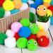 100-Pack 2 Inch Assorted Pom Poms for DIY Crafts - Vibrant Colors for Creative Decorations - Buy Online on GoSupps.com