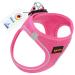 Petex dog harness for small & medium -sized dogs - TUV tested - Made in Europe - puppy dishes with Air Mesh technology - reflective and breathable - breast dishes for dog - dog harness pink 3xs
