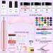 Curkey 65 IN 1 Acrylic Nail Kit with Drill, UV Light & 24 Glitter Powders - Professional Set for Beginners - Includes Everything You Need for Gorgeous Nails - Buy Online on GoSupps.com