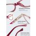 Lanomi Women's Cat Eye Reading Glasses with Blue Light Filter - Floral Design Visual Aid 1.0 to 4.0 Diopters - Buy Online on GoSupps.com