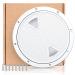 smartmarine Boat Hatch White 4" 6" 8" Round Non Slip Inspection Hatch w/Detachable Cover for Marine Boat Yacht Truck RV 4 inch