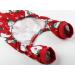 Lanyarco Small Pet Dog Pajamas - Red Snowman Design - Medium Size - 95% Cotton 5% Lycra - Buy Online on GoSupps.com